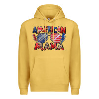 Antique Gold American mama Premium Hoodie - Zillion Design Studio