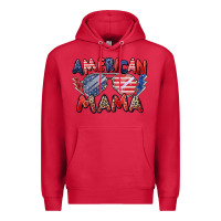 Cardinal American mama Premium Hoodie - Zillion Design Studio