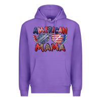 Purple American mama Premium Hoodie - Zillion Design Studio