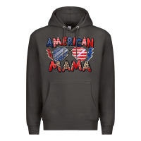 Smoke American mama Premium Hoodie - Zillion Design Studio