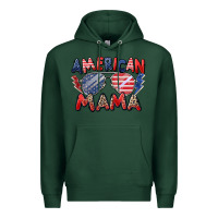 Sports Green American mama Premium Hoodie - Zillion Design Studio