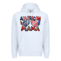 White American mama Premium Hoodie - Zillion Design Studio