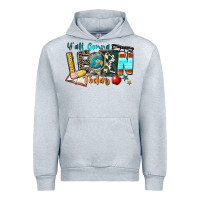 Heather Grey y'all gonna learn today Urban Hoodie - Zillion Design Studio
