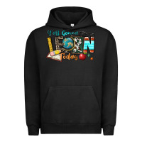 Pigment Black y'all gonna learn today Urban Hoodie - Zillion Design Studio