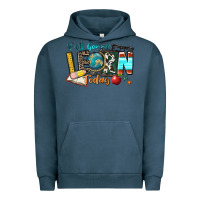 Pigment Midnight Navy y'all gonna learn today Urban Hoodie - Zillion Design Studio