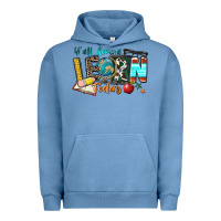 Pigment Pebble Blue y'all gonna learn today Urban Hoodie - Zillion Design Studio