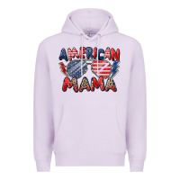Lilac American mama Premium Hoodie - Zillion Design Studio