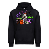 Black Moo I Mean Boo Baby Cow Urban Hoodie - RanaPortraitStore