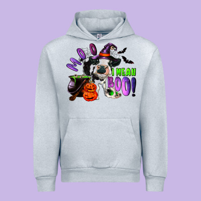 Urban Hoodie Moo I Mean Boo Baby Cow