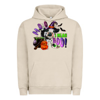 Pigment French Oak Moo I Mean Boo Baby Cow Urban Hoodie - RanaPortraitStore