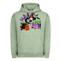 Pigment Oil Green Moo I Mean Boo Baby Cow Urban Hoodie - RanaPortraitStore