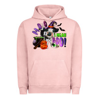 Pigment Salmon Moo I Mean Boo Baby Cow Urban Hoodie - RanaPortraitStore