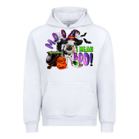 White Moo I Mean Boo Baby Cow Urban Hoodie - RanaPortraitStore