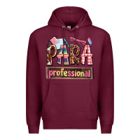 Burgundy para professional Premium Hoodie - AdoDesignShop