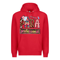 Red para professional Premium Hoodie - AdoDesignShop