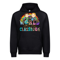 Black the future of the world is in my classroom Urban Hoodie - Zillion Design Studio