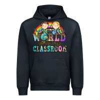 Navy the future of the world is in my classroom Urban Hoodie - Zillion Design Studio