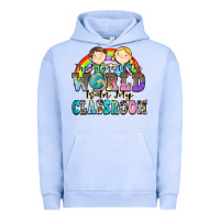 Pigment Grape Ice the future of the world is in my classroom Urban Hoodie - Zillion Design Studio