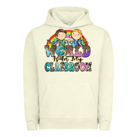 Pigment Pistachio the future of the world is in my classroom Urban Hoodie - Zillion Design Studio