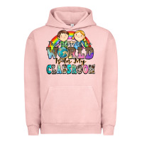Pigment Salmon the future of the world is in my classroom Urban Hoodie - Zillion Design Studio