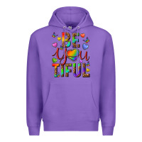Purple pride be you tiful Premium Hoodie - texasbilliewilder