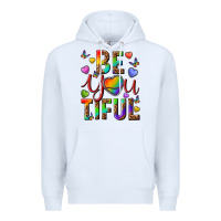White pride be you tiful Premium Hoodie - texasbilliewilder