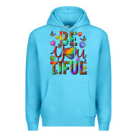 Ocean Blue pride be you tiful Premium Hoodie - texasbilliewilder