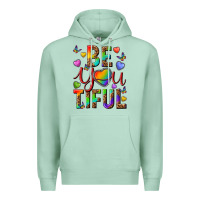 Seafoam pride be you tiful Premium Hoodie - texasbilliewilder