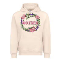 Sandshell Mother With Floral Wreath Urban Hoodie - RanaPortraitStore