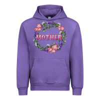 Tulip Mother With Floral Wreath Urban Hoodie - RanaPortraitStore