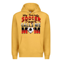 My Favorite Soccer Player Calls Me Mom Premium Hoodie | Teevron