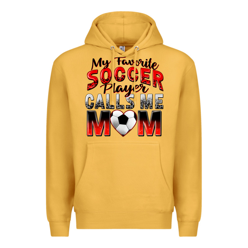 My Favorite Soccer Player Calls Me Mom Premium Hoodie by Zillion Design Studio | Teevron