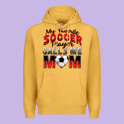 My Favorite Soccer Player Calls Me Mom Premium Hoodie Designed By Zillion Design Studio