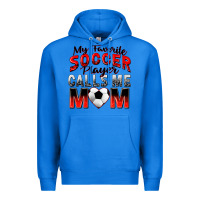 True Royal my favorite soccer player calls me mom Premium Hoodie - Zillion Design Studio