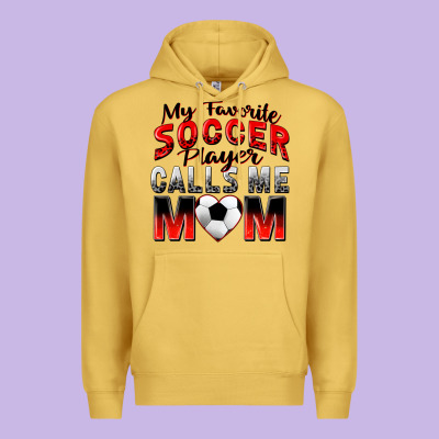 My Favorite Soccer Player Calls Me Mom Premium Hoodie Designed By Zillion Design Studio