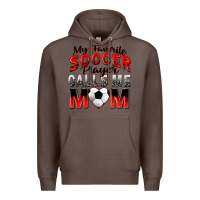 Coffee my favorite soccer player calls me mom Premium Hoodie - Zillion Design Studio