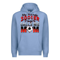 Colony Blue my favorite soccer player calls me mom Premium Hoodie - Zillion Design Studio