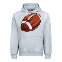 Heather Grey football Urban Hoodie - texasbilliewilder