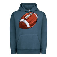 Pigment Midnight Navy football Urban Hoodie - texasbilliewilder