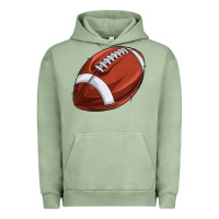 Pigment Oil Green football Urban Hoodie - texasbilliewilder