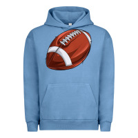 Pigment Pebble Blue football Urban Hoodie - texasbilliewilder