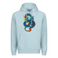 Blue Mist Blue dragon Premium Hoodie - RanaPortraitStore