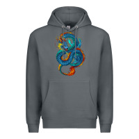 Rock Blue dragon Premium Hoodie - RanaPortraitStore