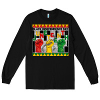 Black black independence day juneteenth tumbler Long Sleeve Tee - BarkalooDesign
