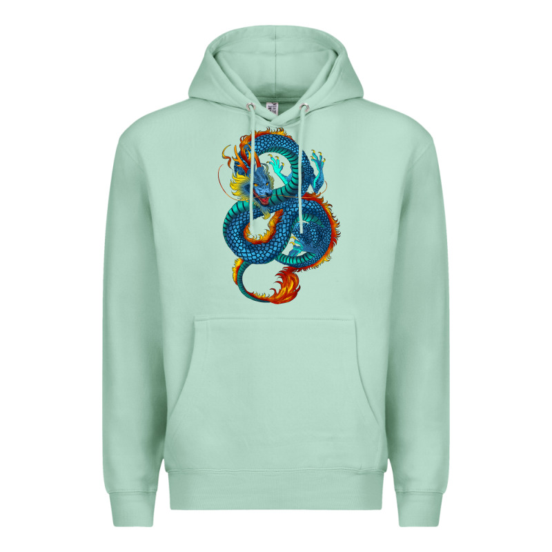 Blue Dragon Premium Hoodie by RanaPortraitStore | Teevron