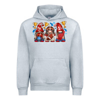Heather Grey football gnome with element Urban Hoodie - texasbilliewilder