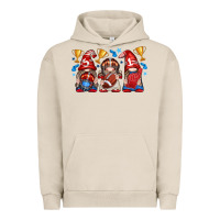 Pigment French Oak football gnome with element Urban Hoodie - texasbilliewilder