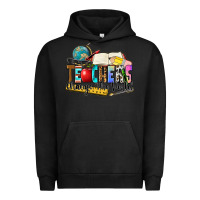 Pigment Black teachers change the world Urban Hoodie - Zillion Design Studio