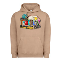 Pigment Burro teachers change the world Urban Hoodie - Zillion Design Studio