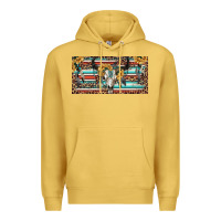 Antique Gold Boho bull skull and serape Premium Hoodie - RanaPortraitStore